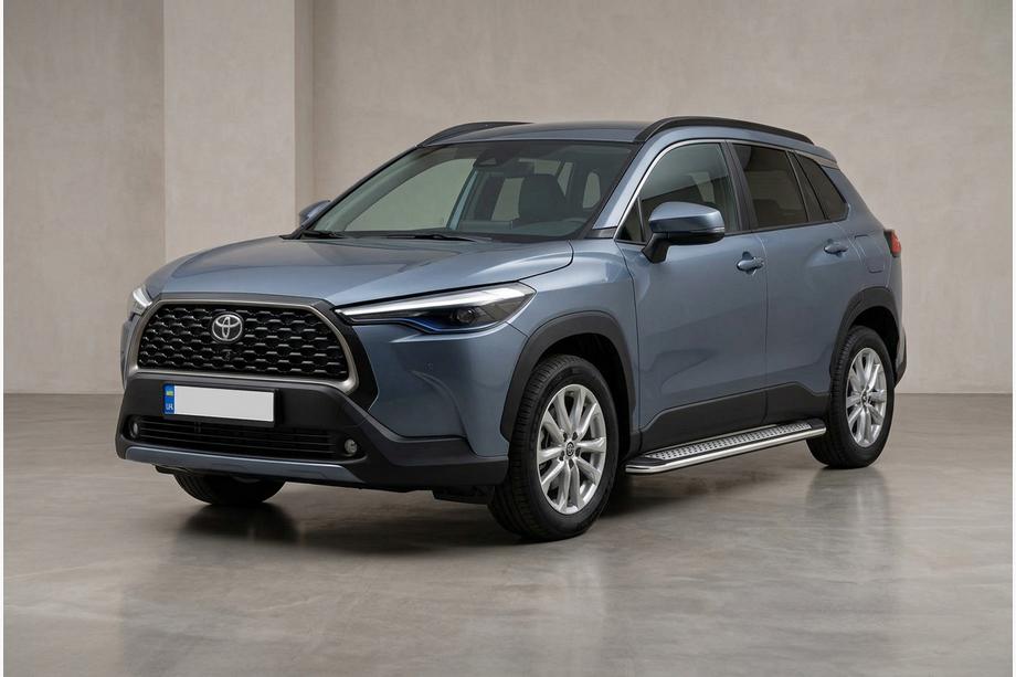 Toyota Corolla Cross 2020– Side steps Maydos V2 (2 stuks, aluminium) Image