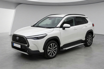 Toyota Corolla Cross 2020– Side steps Line (2 stuks, aluminium) foto 1