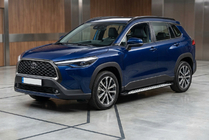 Toyota Corolla Cross 2020– Side steps Shining V1 (2 st., aluminium) foto 1