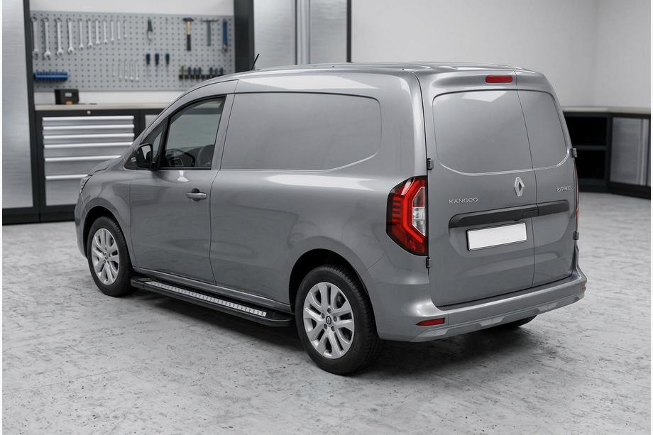 Renault Kangoo/Express 2021– Side steps New Vision Black (2 stuks, aluminium) Image