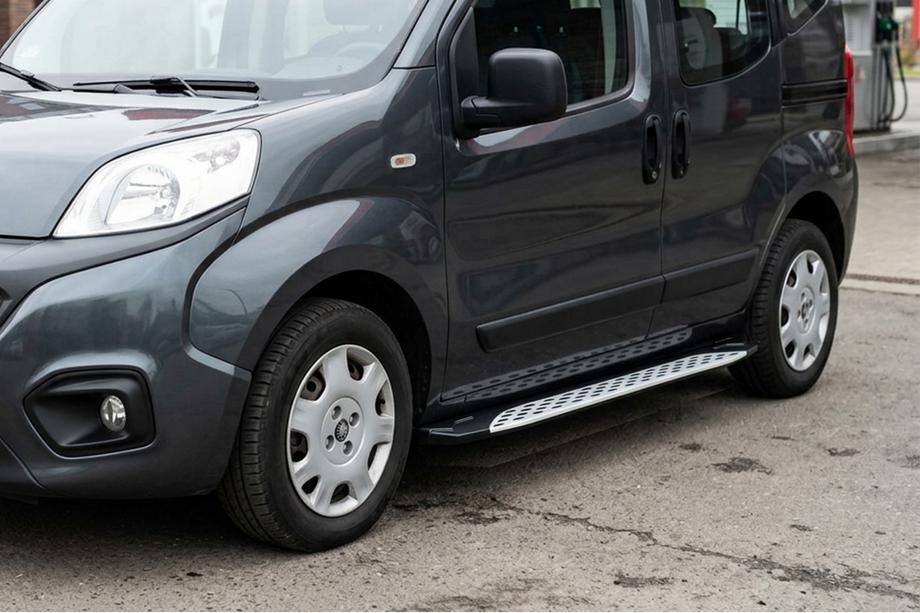 Citroen Nemo 2007–2017 Side steps Shining V1 (2 st., aluminium) Image