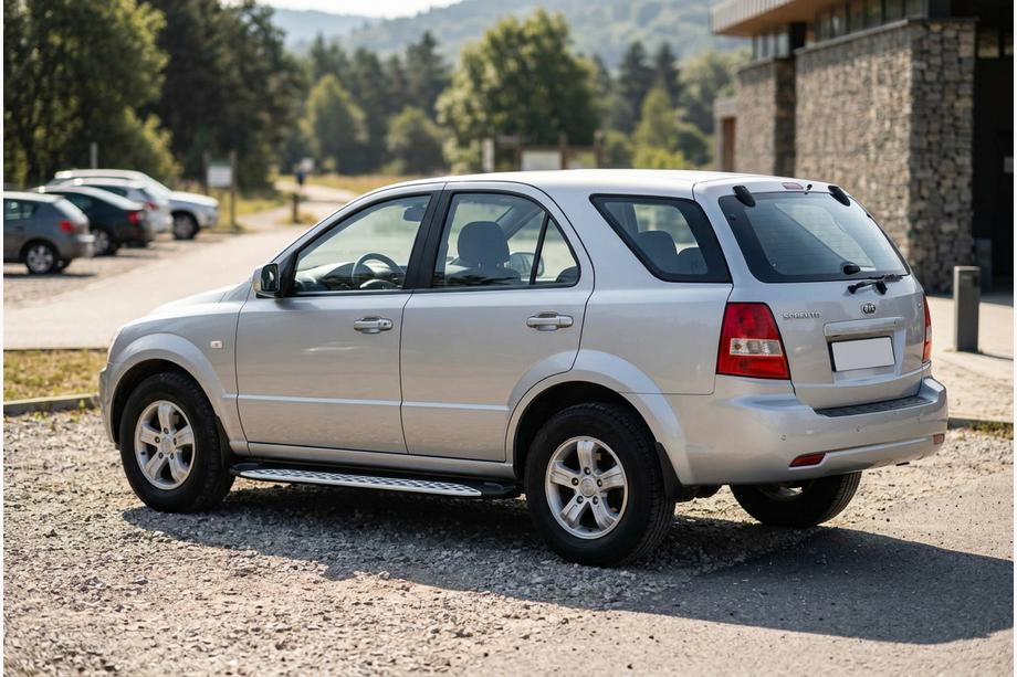 Kia Sorento I BL 2002–2009 Side steps Shining V1 (2 st., aluminium) Image