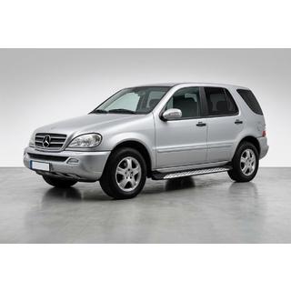 Side steps Shining V1 (2 st., aluminium) Mercedes ML W163 1997–2005 foto 1