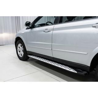 Side steps Shining V1 (2 st., aluminium) SsangYong Action 2005–2018 foto 1