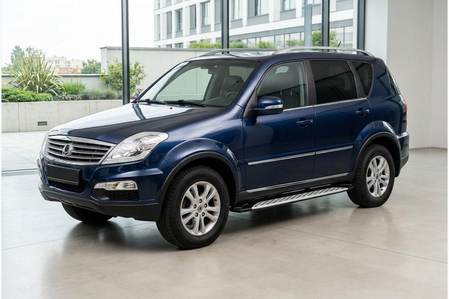 SsangYong Rexton I 2001–2017 Side steps Shining V1 (2 st., aluminium) Image