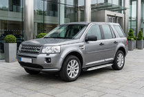 Land Rover Freelander II 2006–2014 Side steps Shining V1 (2 st., aluminium) foto 1