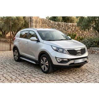 Side steps Shining V1 (2 st., aluminium) Kia Sportage 2010–2015 foto 1