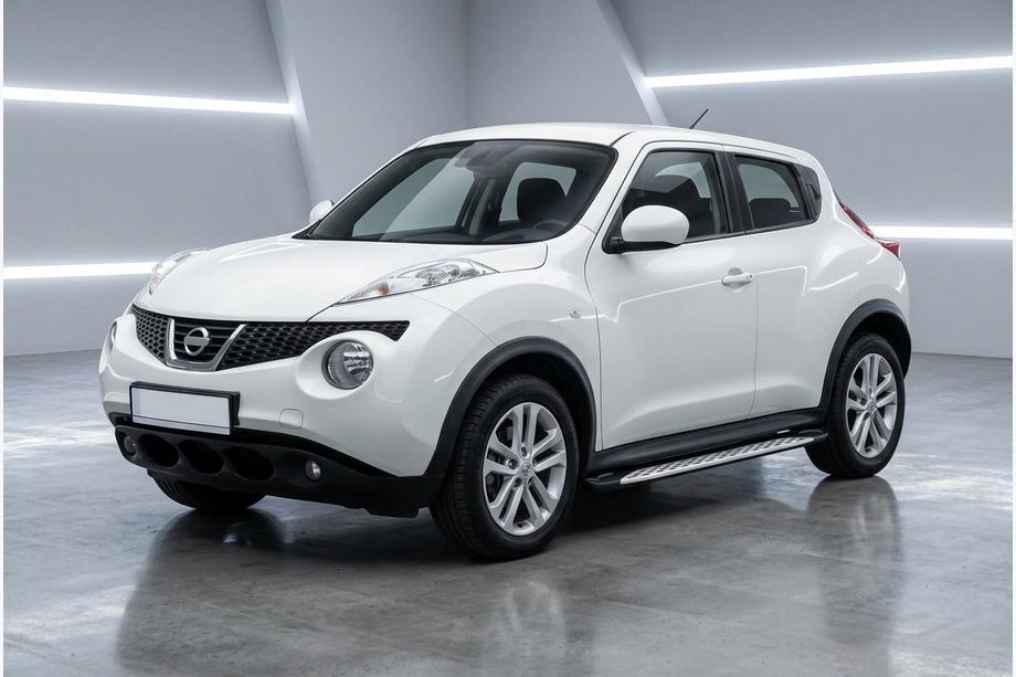 Nissan Juke 2010–2019 Side steps Shining V1 (2 st., aluminium) Image