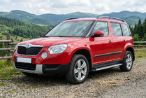 Skoda Yeti 2009–2017 Side steps Shining V1 (2 st., aluminium) foto 1