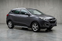 Hyundai IX-35 2010–2015 Side steps Shining V1 (2 st., aluminium) foto 1