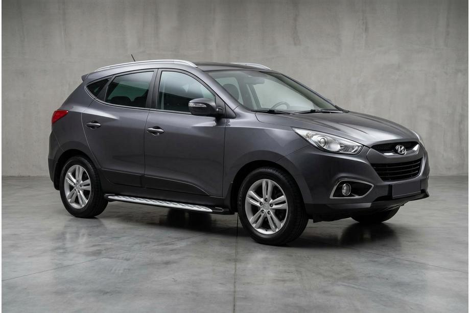 Hyundai IX-35 2010–2015 Side steps Shining V1 (2 st., aluminium) Image