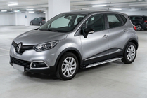 Renault Captur 2013–2019 Side steps Shining V1 (2 st., aluminium) foto 1