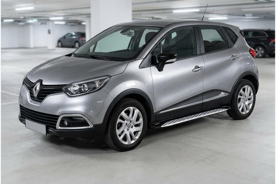 Renault Captur 2013–2019 Side steps Shining V1 (2 st., aluminium) Image