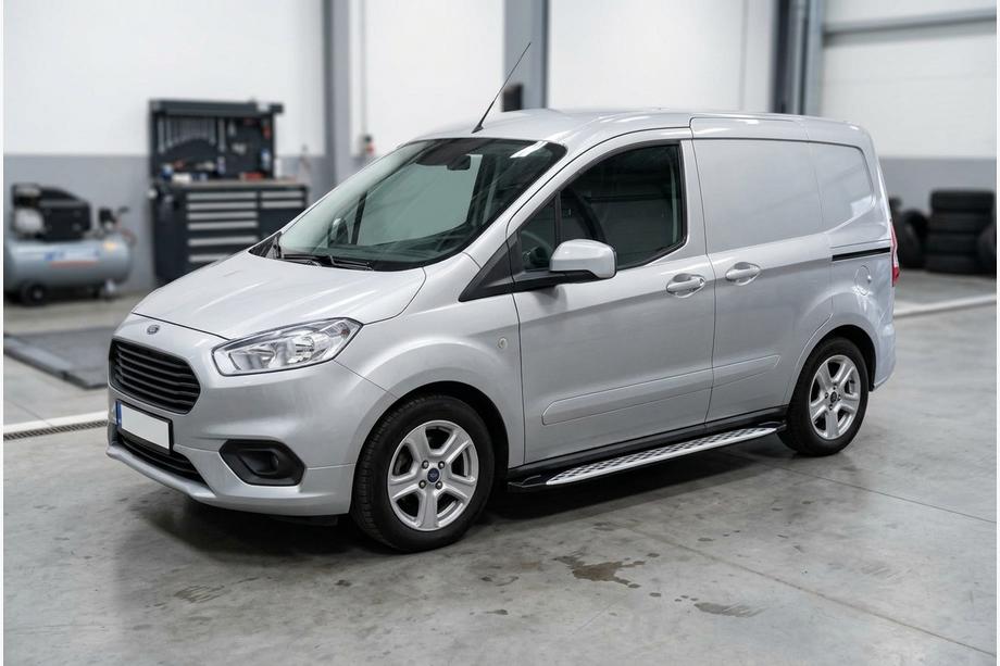 Ford Courier 2014–2023 Side steps Shining V1 (2 st., aluminium) Image