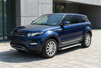 Range Rover Evoque 2012–2018 Side steps Shining V1 (2 st., aluminium) foto 1