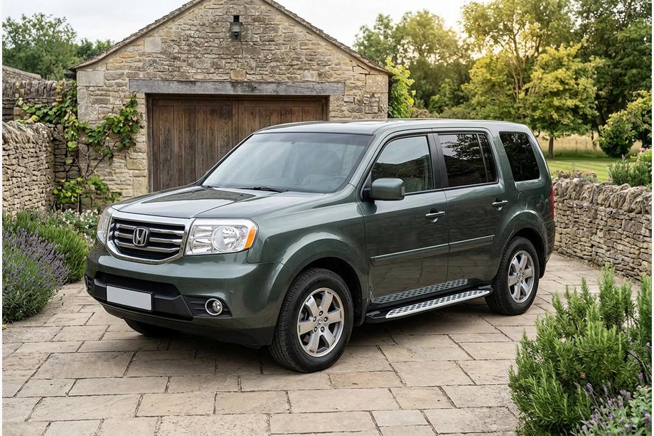 Honda Pilot 2008–2015 Side steps Shining V1 (2 st., aluminium) Image