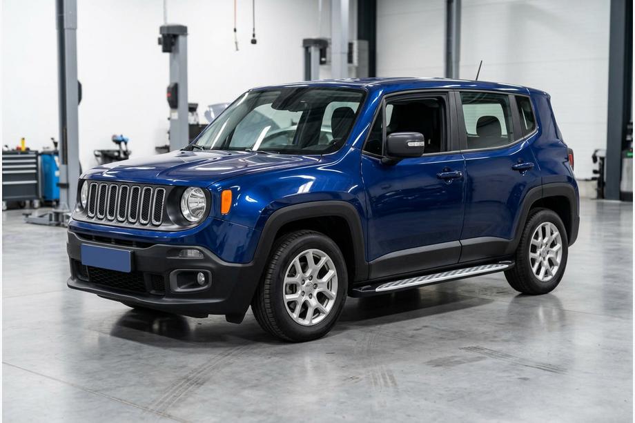 Jeep Renegade 2014– Side steps Shining V1 (2 st., aluminium) Image