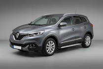 Renault Kadjar 2015–2022 Side steps Shining V1 (2 st., aluminium) foto 1