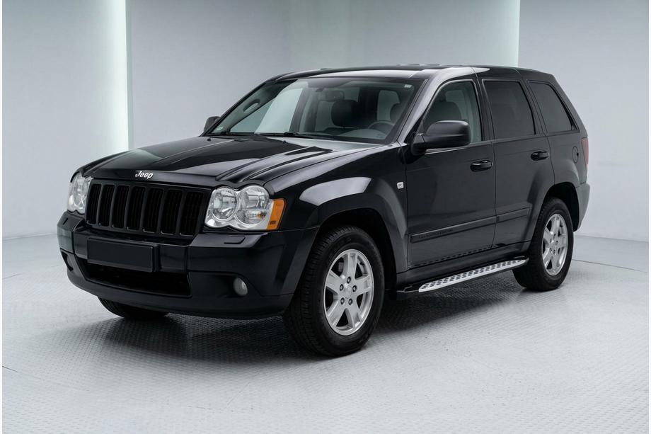 Jeep Grand Cherokee WK 2004–2010 Side steps Shining V1 (2 st., aluminium) Image