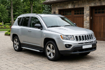 Jeep Compass 2006–2016 Side steps Shining V1 (2 st., aluminium) foto 1