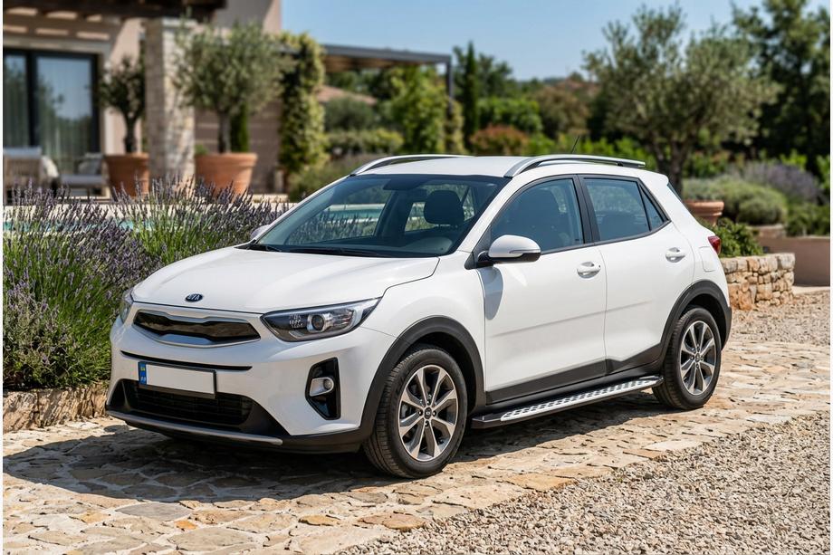 Kia Stonic 2017– Side steps Shining V1 (2 st., aluminium) Image