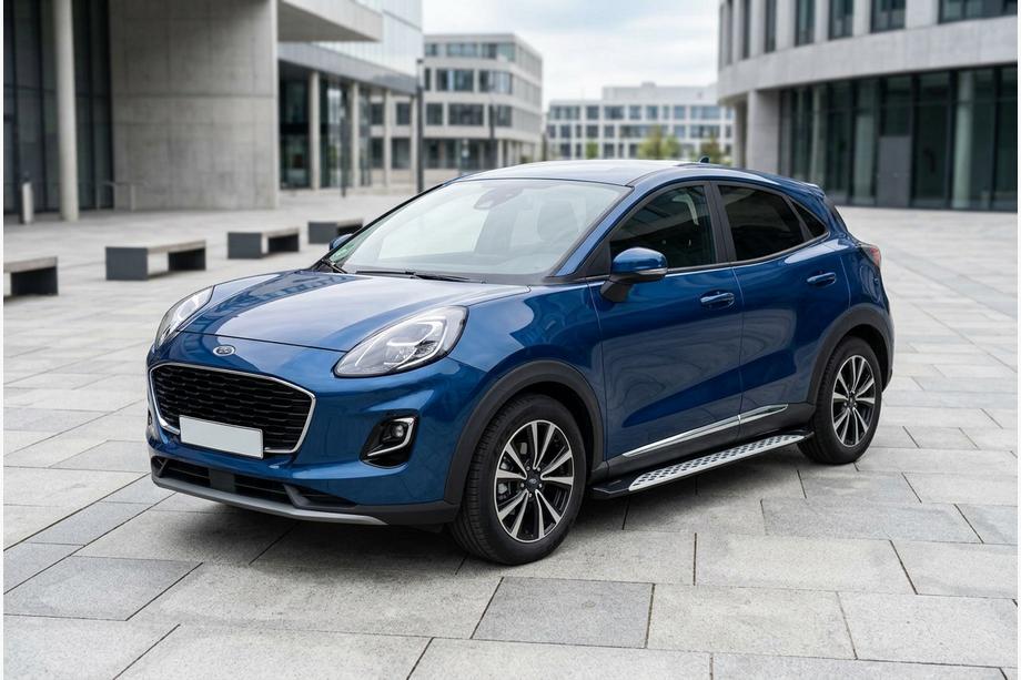 Ford Puma 2019– Side steps Shining V1 (2 st., aluminium) Image