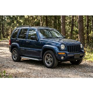 Side steps Shining V1 (2 st., aluminium) Jeep Cherokee/Liberty 2002–2007 foto 1