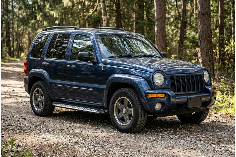 Jeep Cherokee/Liberty 2002–2007 Side steps Shining V1 (2 st., aluminium) Image