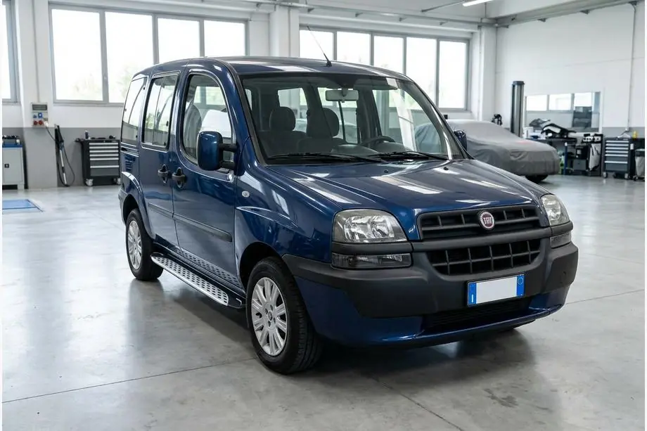 Fiat Doblo I 2005–2010 Side steps Shining V1 (2 st., aluminium) Image