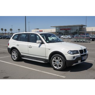 Side steps Shining V1 (2 st., aluminium) BMW X3 E83 2003–2010 foto 1