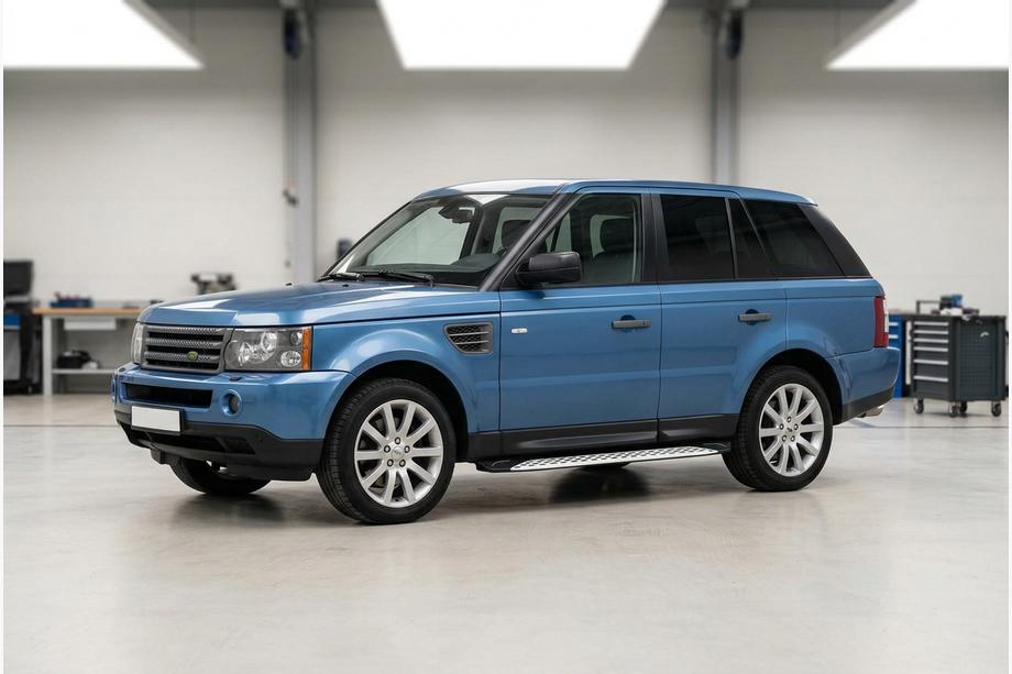 Range Rover Sport 2005–2013 Side steps Shining V1 (2 st., aluminium) Foto 1