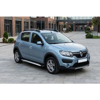 Side steps Shining V1 (2 st., aluminium) Renault Sandero 2013–2022 foto 1