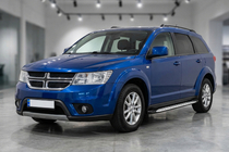 Dodge Journey 2008–2020 Side steps Shining V1 (2 st., aluminium) foto 1