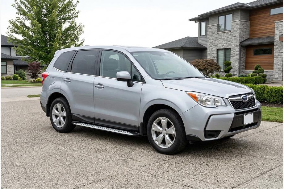 Subaru Forester 2013–2018 Side steps Shining V1 (2 st., aluminium) Image