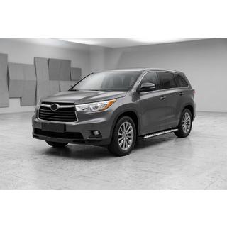 Side steps Shining V1 (2 st., aluminium) Toyota Highlander 2013–2019 foto 1