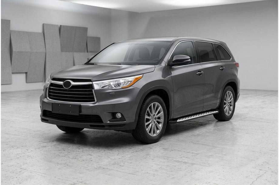 Toyota Highlander 2013–2019 Side steps Shining V1 (2 st., aluminium) Image