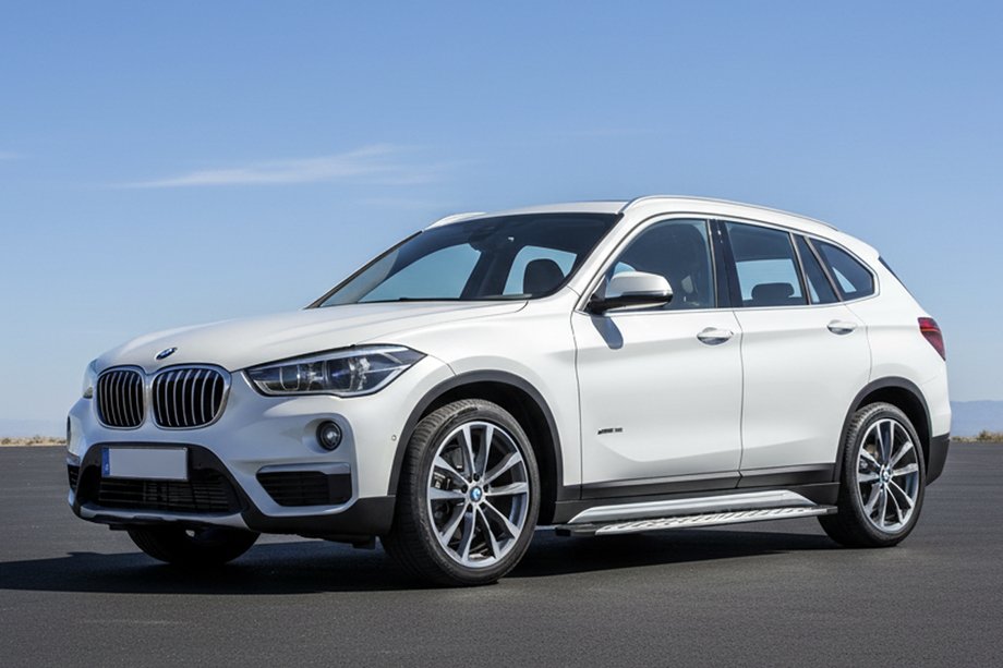 BMW X1 F48 2015–2022 Side steps Shining V1 (2 st., aluminium) Image