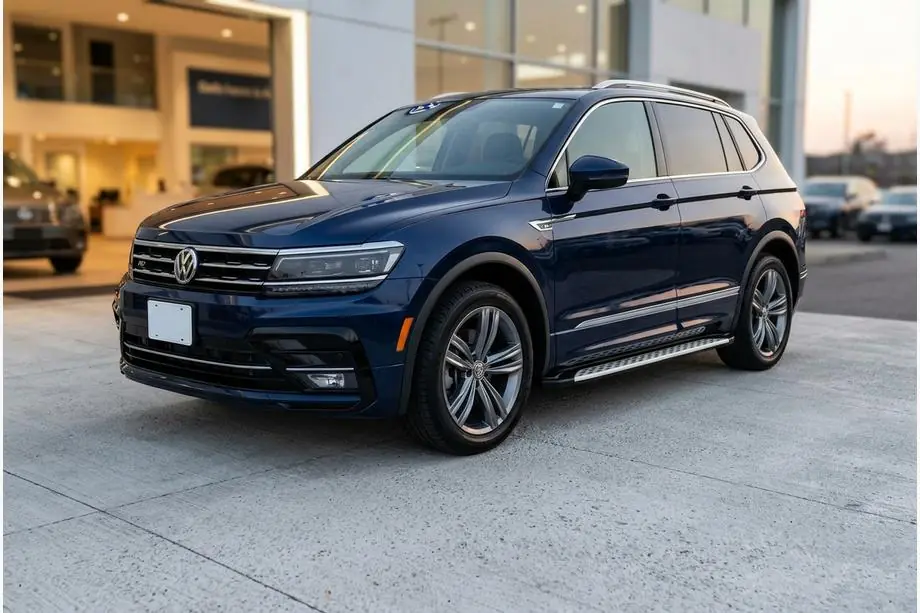 Volkswagen Tiguan 2016–2023 Side steps Shining V1 (2 st., aluminium) Image
