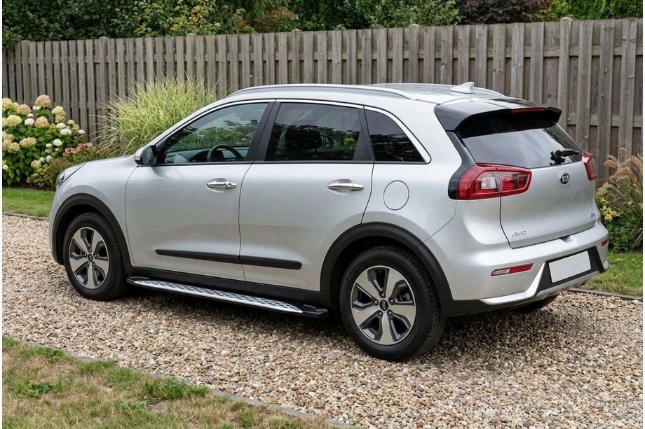 Kia Niro 2016–2021 Side steps Shining V1 (2 st., aluminium) Image