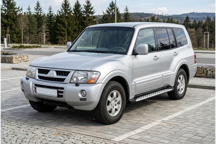 Mitsubishi Pajero Wagon III 1999–2006 Side steps Shining V1 (2 st., aluminium) Foto 1
