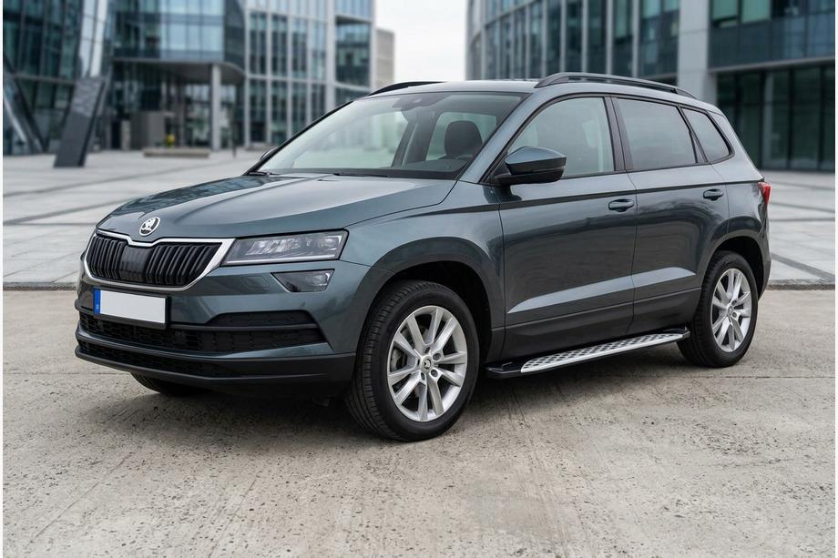Skoda Karoq 2018– Side steps Shining V1 (2 st., aluminium) Image