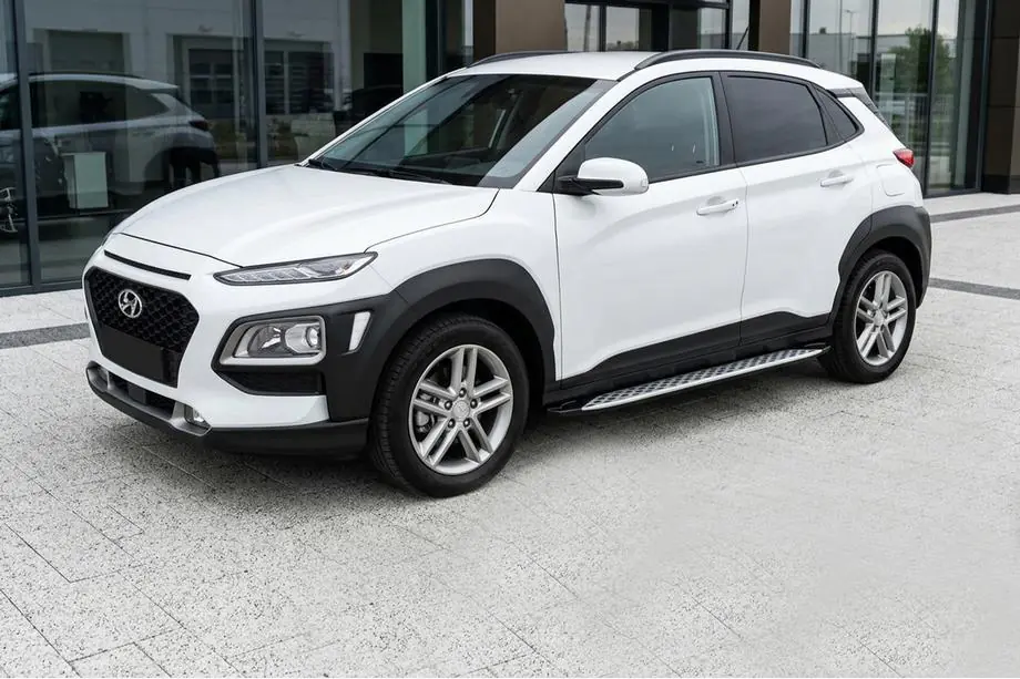Hyundai Kona 2017–2023 Side steps Shining V1 (2 st., aluminium) Foto 1
