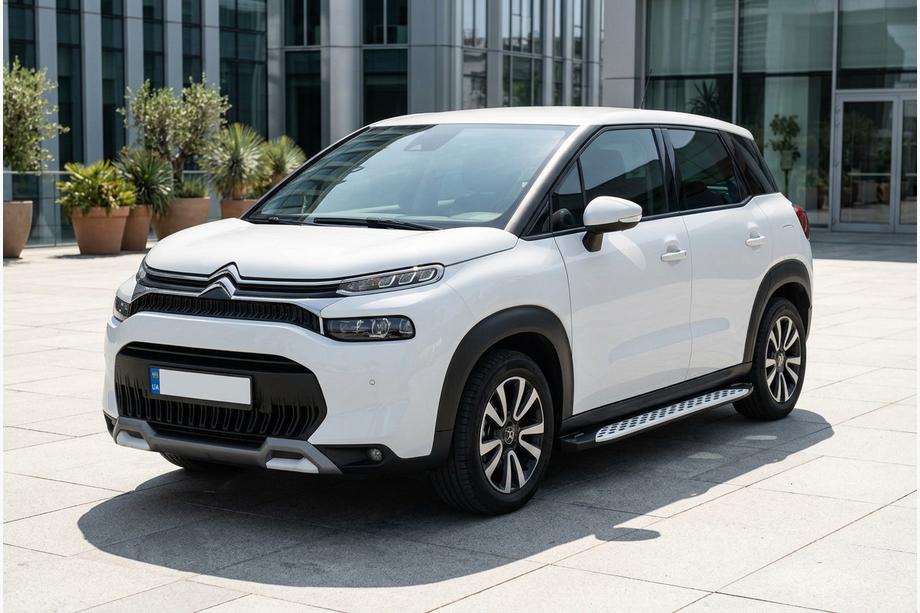 Citroen C-3 Aircross 2017–2024 Side steps Shining V1 (2 st., aluminium) Image