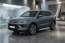 SsangYong Korando 2019– Side steps Shining V1 (2 st., aluminium) foto 1