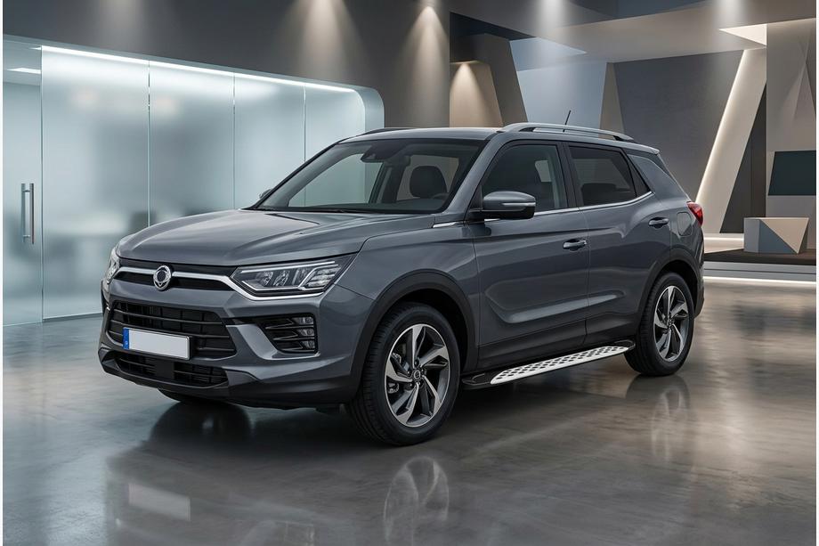 SsangYong Korando 2019– Side steps Shining V1 (2 st., aluminium) Image