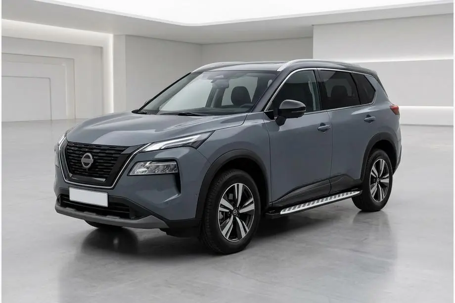 Nissan X-trail T33/Rogue 2022– Side steps Shining V1 (2 st., aluminium) Image