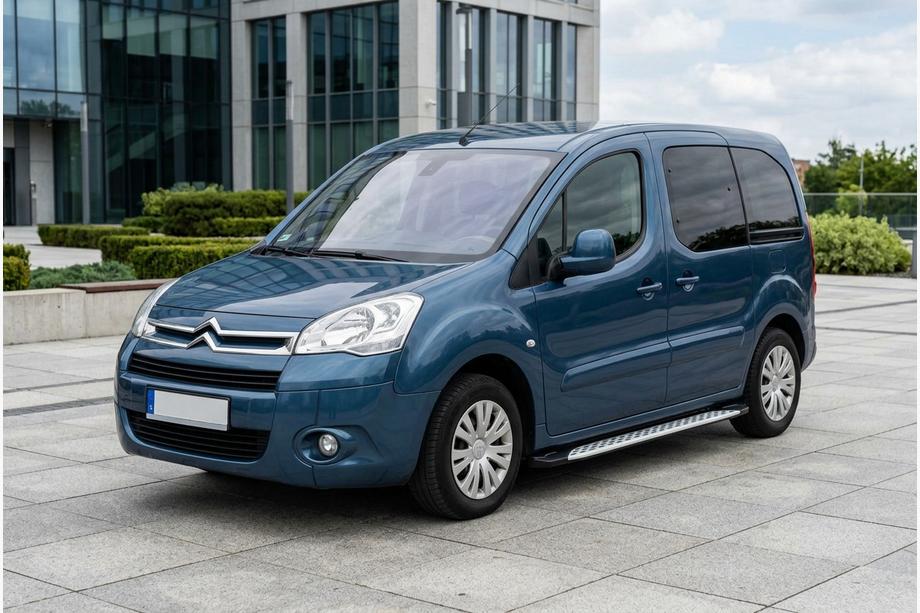 Citroen Berlingo 2008–2018 Side steps Shining V1 (2 st., aluminium) Image