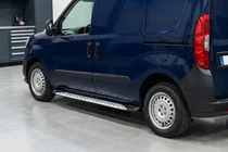Fiat Doblo II 2010–2022 Side steps Shining V1 (2 st., aluminium) foto 1