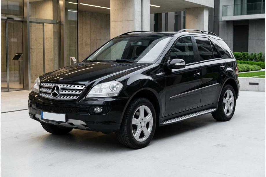 Mercedes ML W164 2005–2011 Side steps Shining V1 (2 st., aluminium) Foto 1