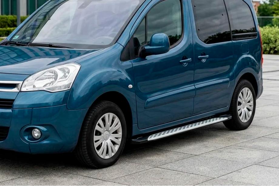 Peugeot Partner Tepee 2008–2018 Side steps Shining V1 (2 st., aluminium) Foto 1